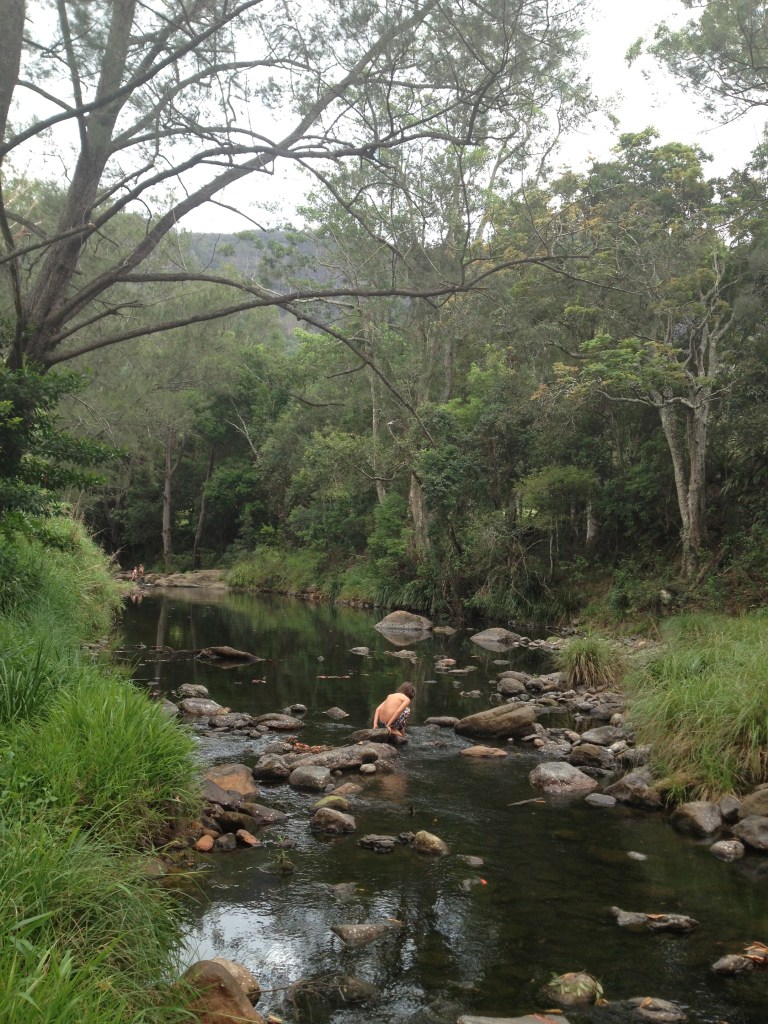 We had lunch between here...
