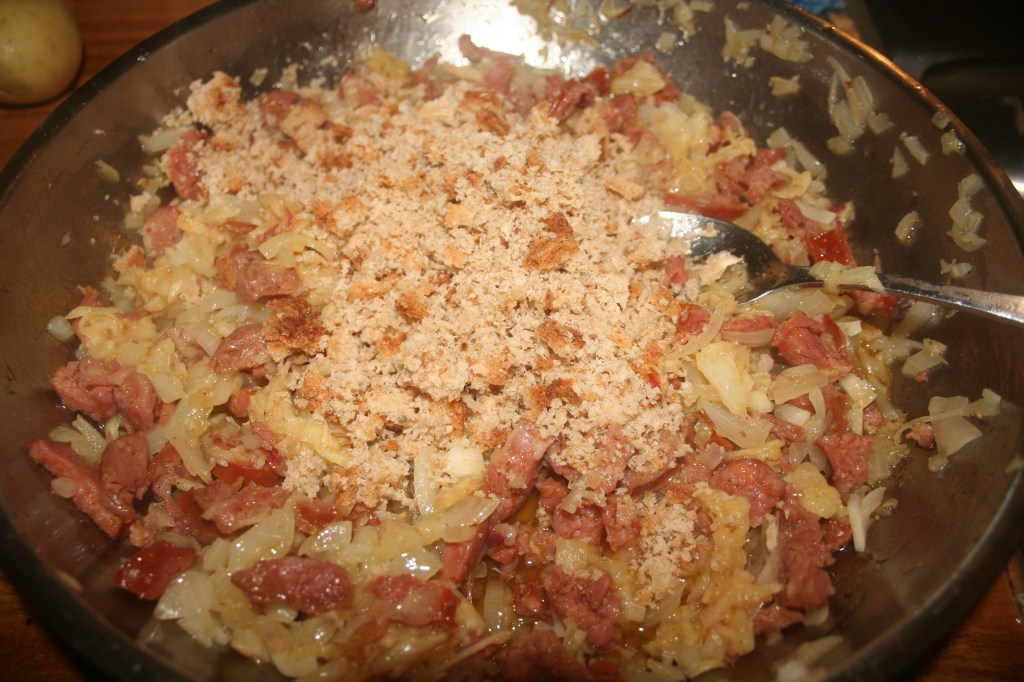 chorizo and apple stuffing