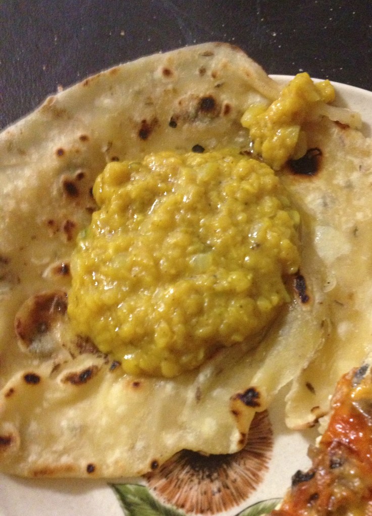 put some dahl on it and eat it