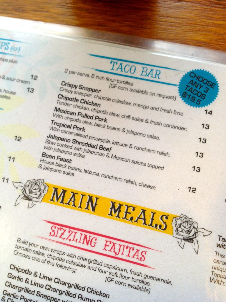 Straight to the taco bar