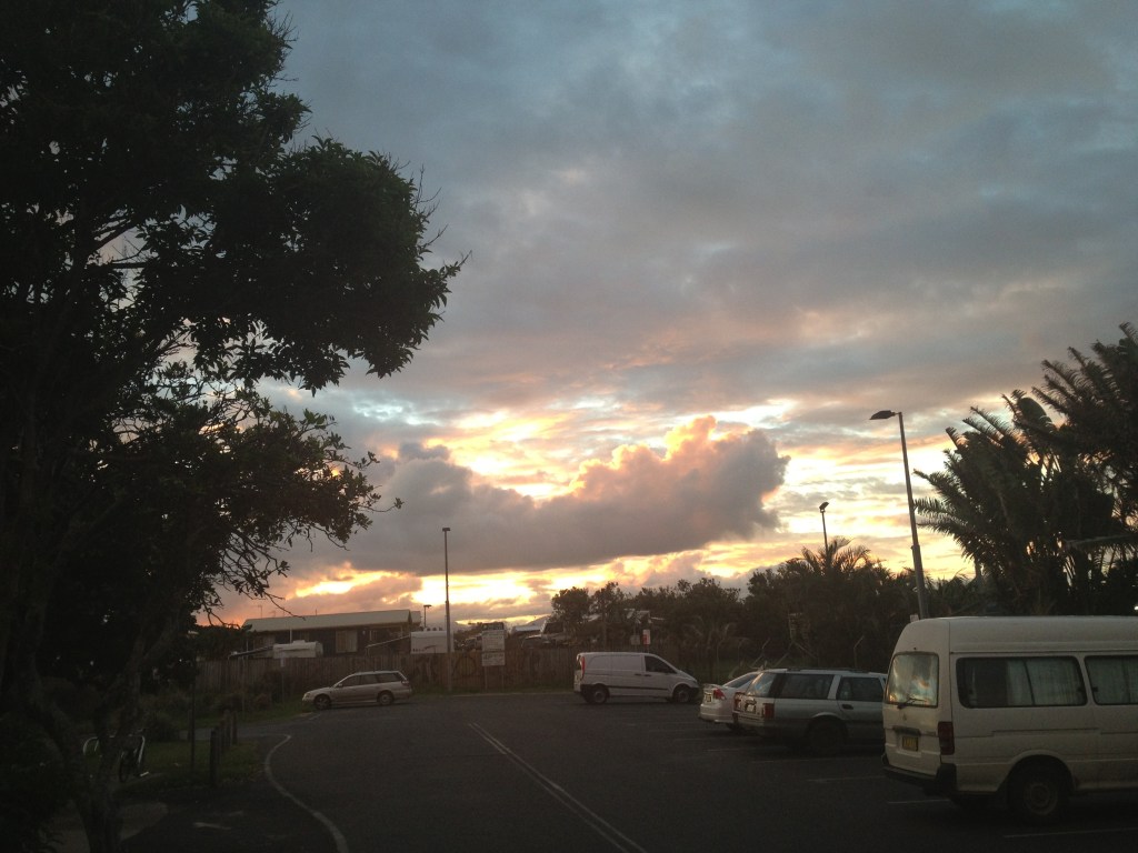 Ol' Byron town offered up another cracking sunset