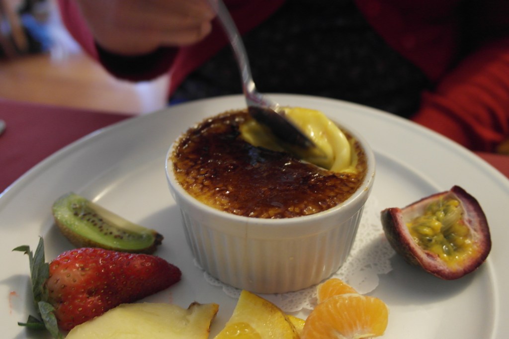 Jen's brulee was damn fine