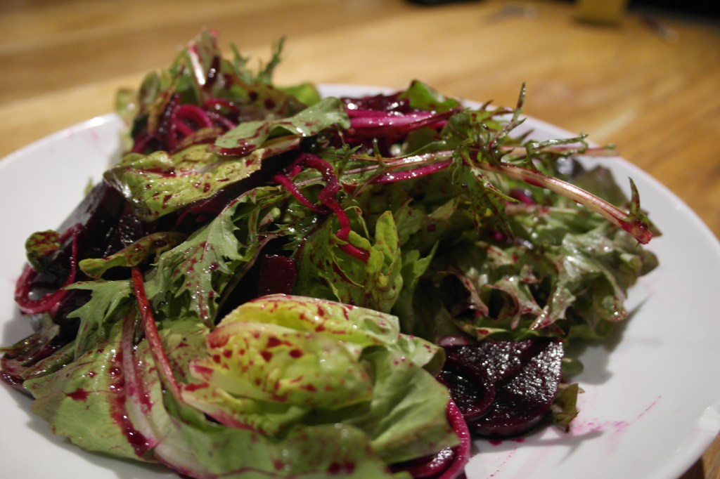Pickled beetroot salad