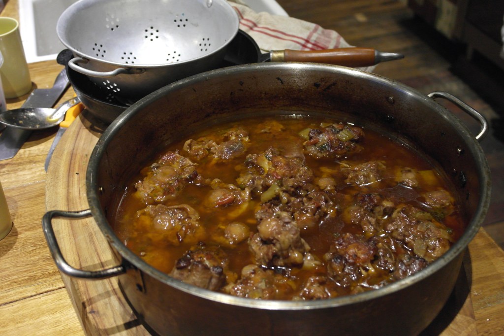 After three hours in the oven