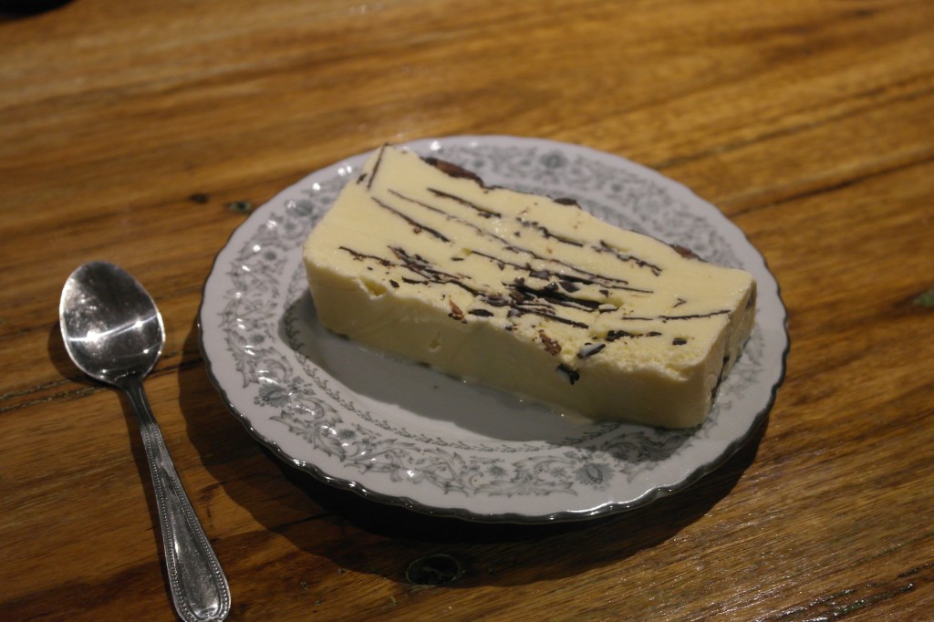 Jennee even made a Vienetta type thing because that's Dr Chris' favourite dessert