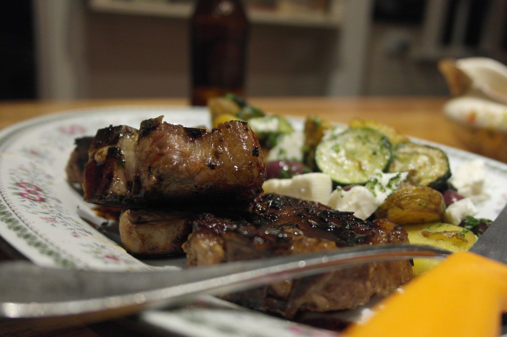 Even though you are eating by yourself, serve the sauce in a gravy boat... just so you know you are the boss