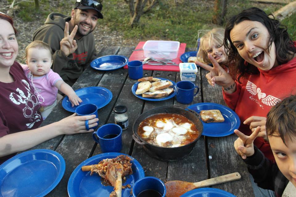 Hating that meal we had camping