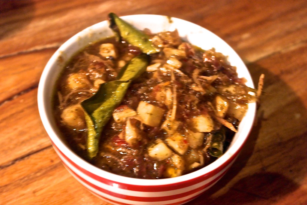 Pauly was not impressed that I put the sauce in a bowl