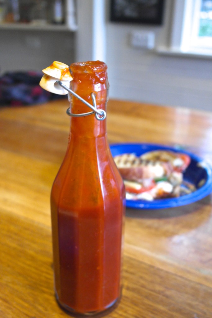 Tomato sauce. Cute bottle...