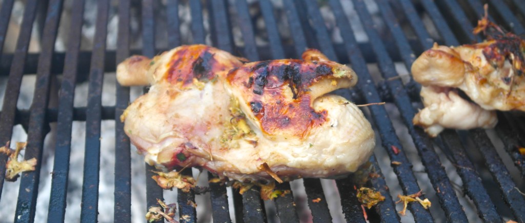 Leave it on said grill until it is cooked