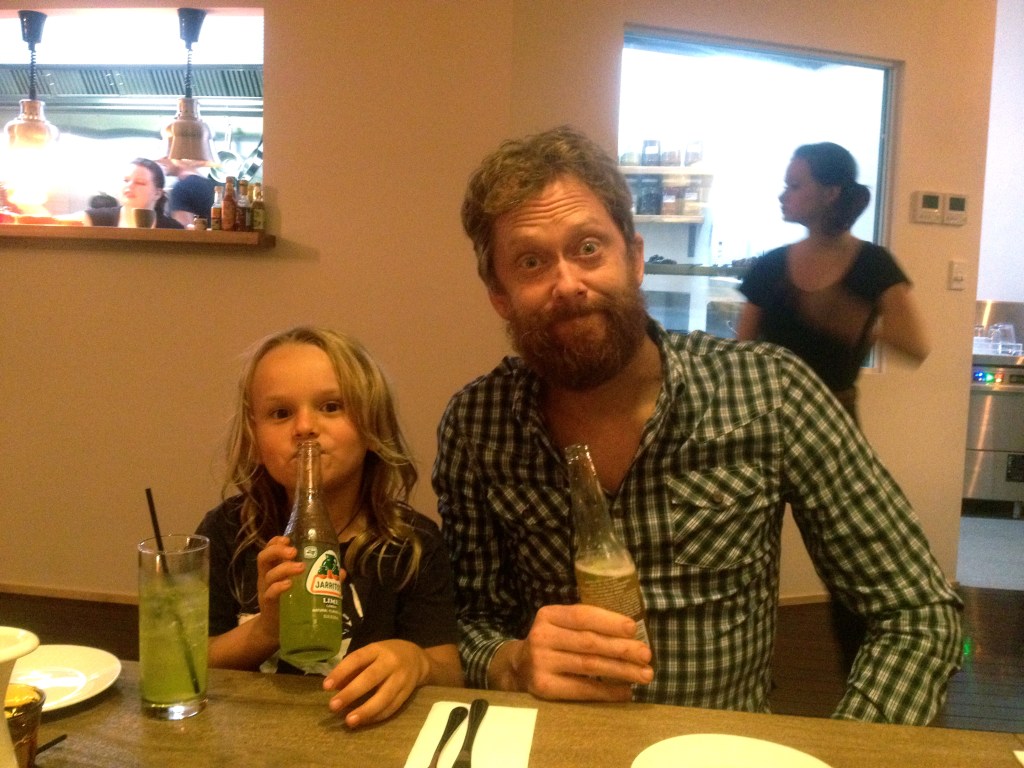 Me and Obi, loving the ambiance