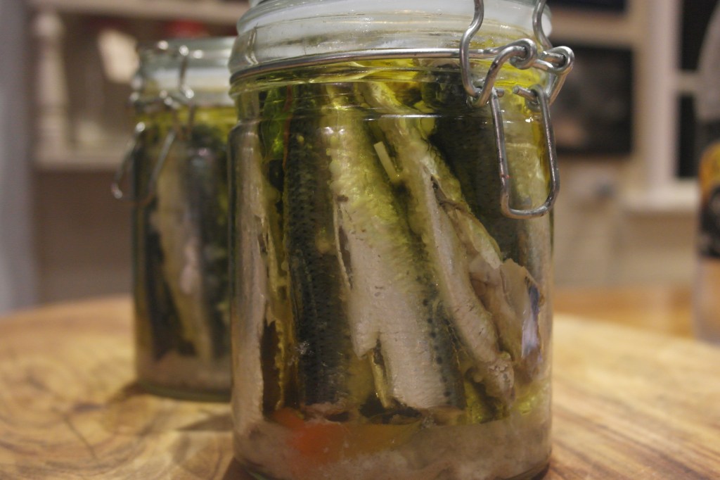 The end result… sardines for the holocaust!! 