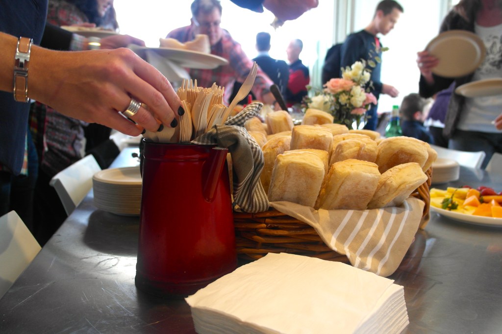 Give them forks. We are not animals