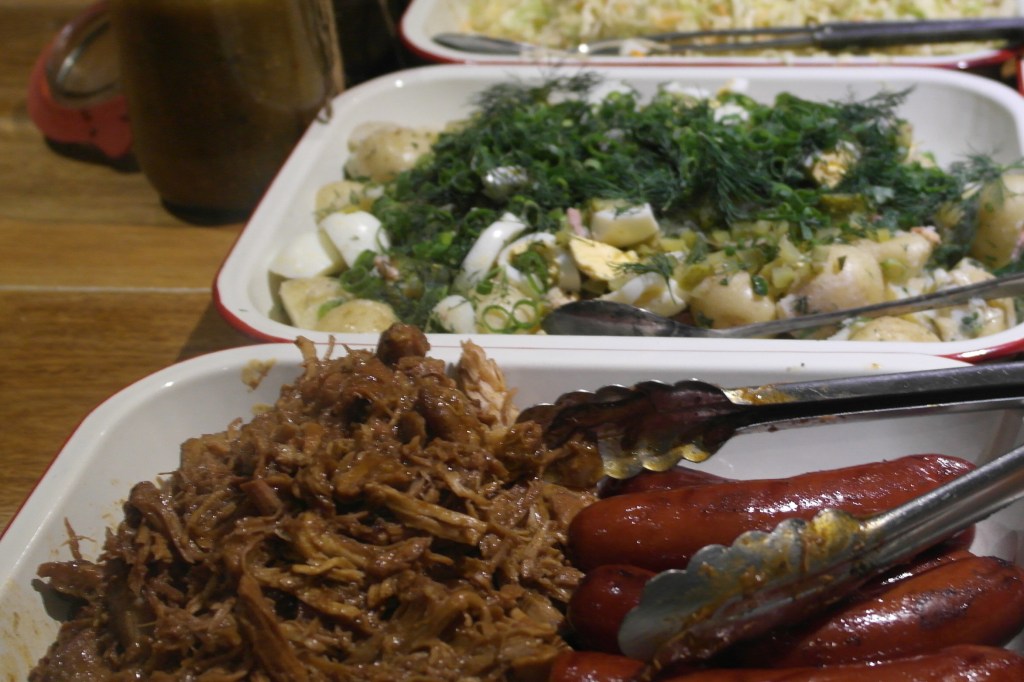 Get it on the table so people can eat it