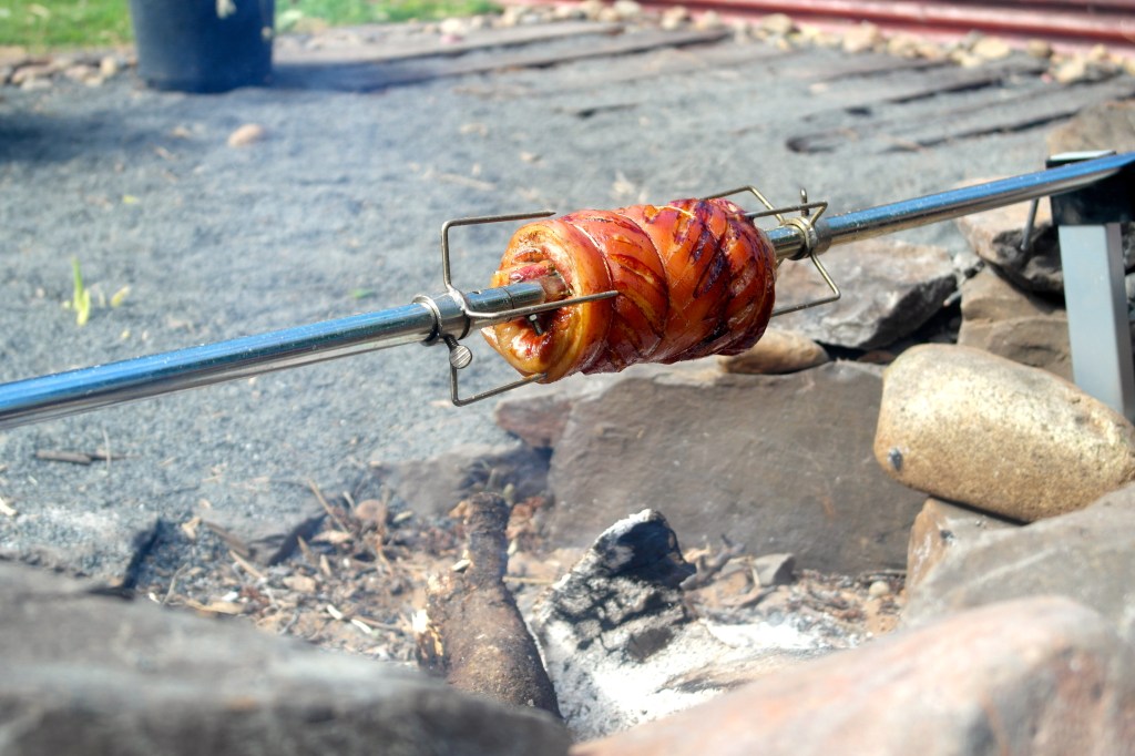 The spinning glory that is the spit roast