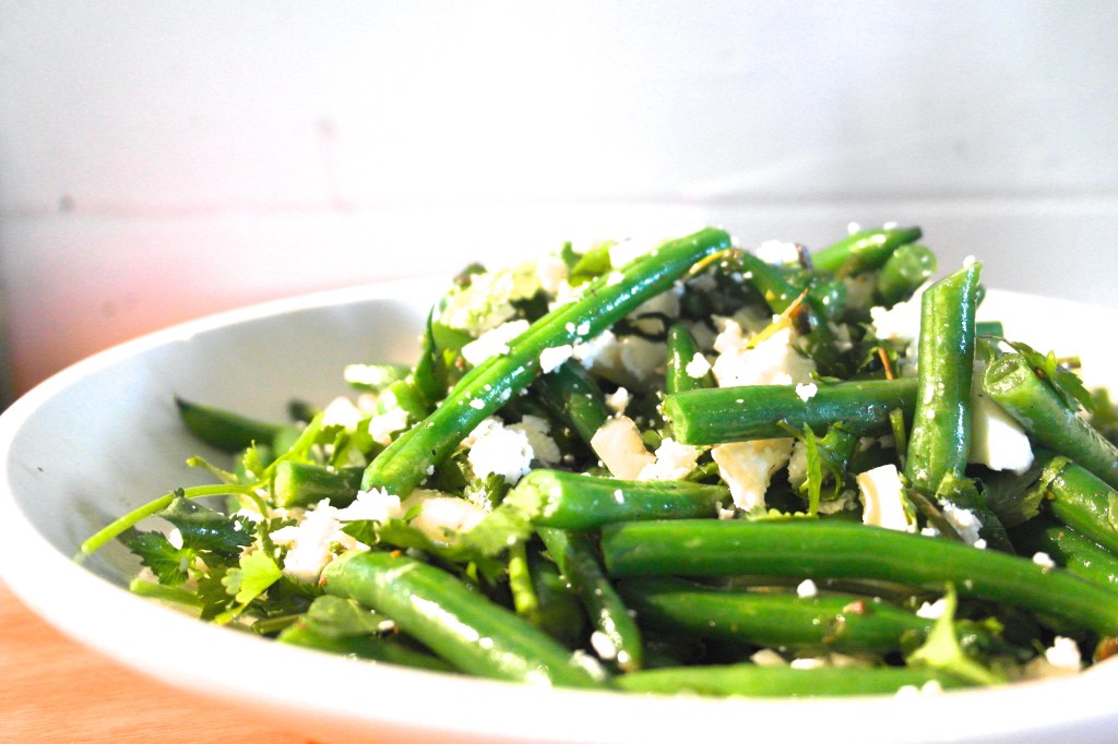Make a bean salad while the pork is cooking 