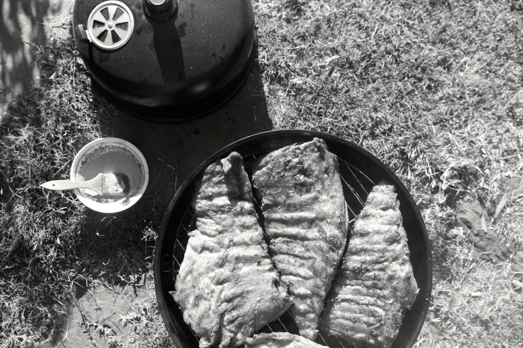 This is what BBQ ribs looked like back in the olden days