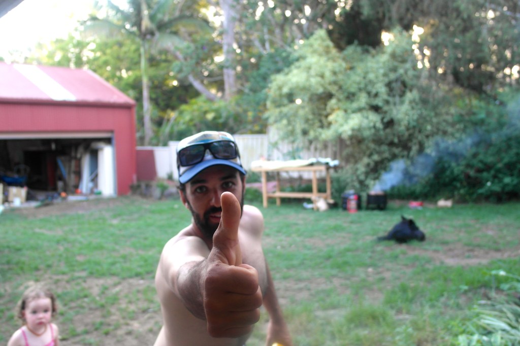 That bbq got the big thumbs up from Jennee's brother Queenie