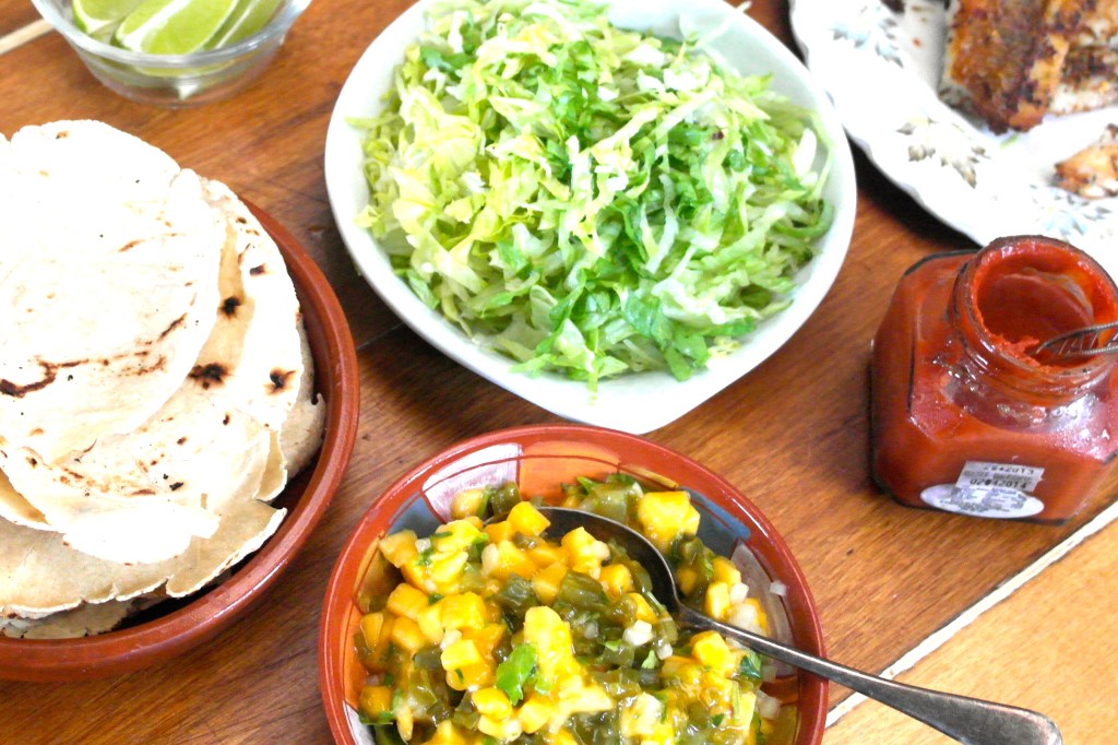 That's the salsa down the front