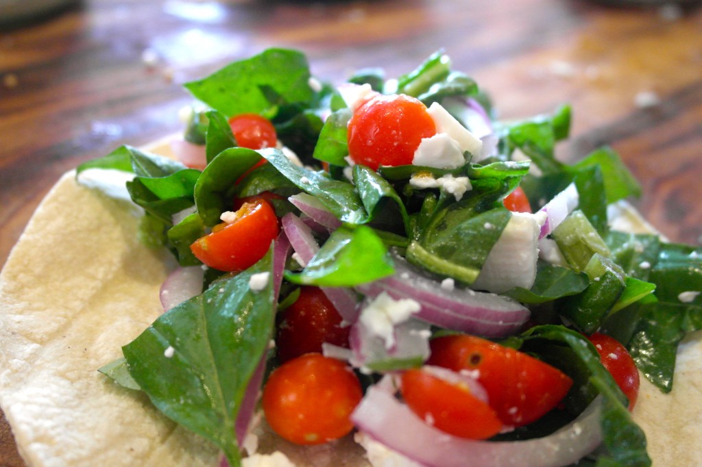 Christmassy looking salad/salsa is the way to go