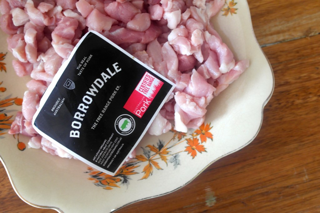 I used Borrowdale pork rump as you may be able to see… they didn't pay me to say that PS