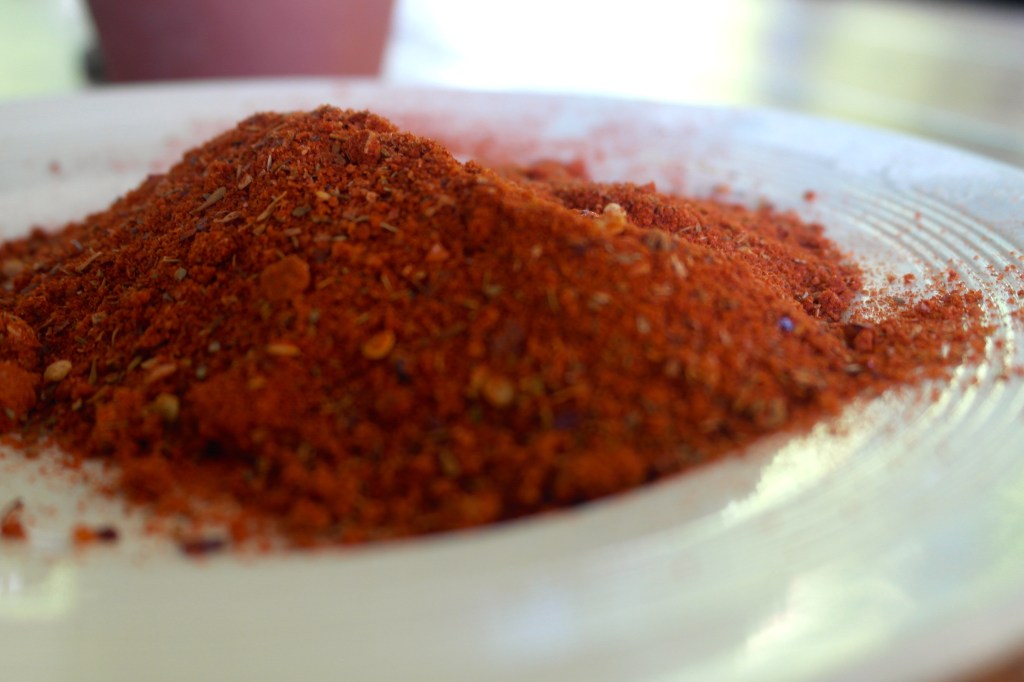 Big, red and ready to get rubby