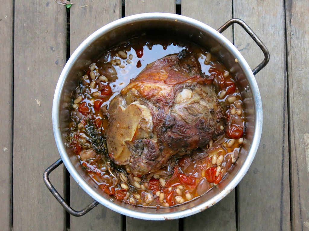 The beans go in and it can have another hour in the heat