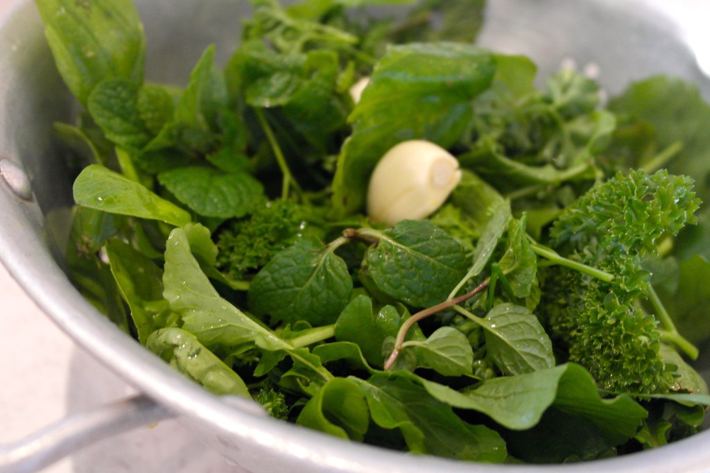 Herby goodness from 5 meters out the back door