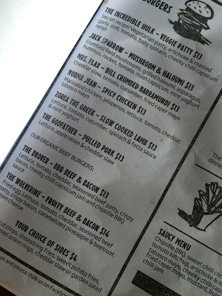 The menu looks almost exactly like this