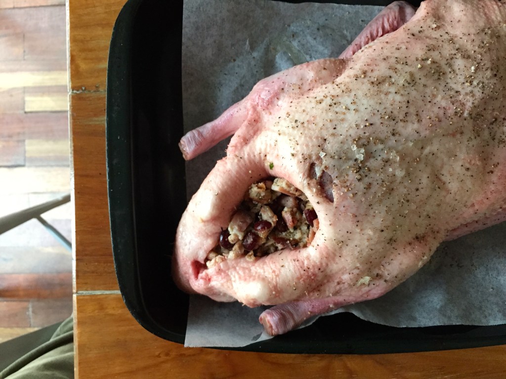 The goose is stuffed...