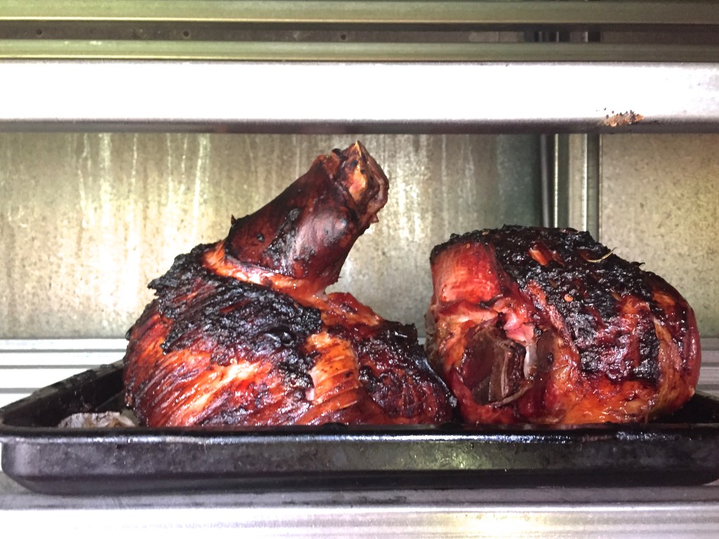 ...and then into the pizza oven