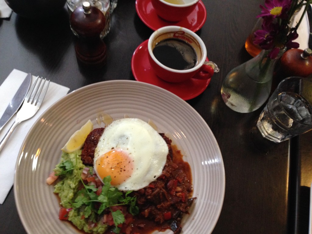 Beef and beans, Genovese coffee and great service made me very happy