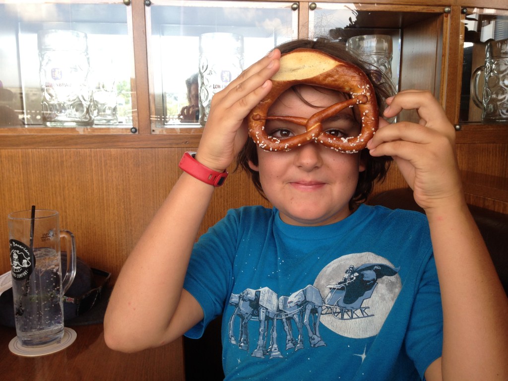 I'm pretty sure this is compulsory for your first time on a pretzel 