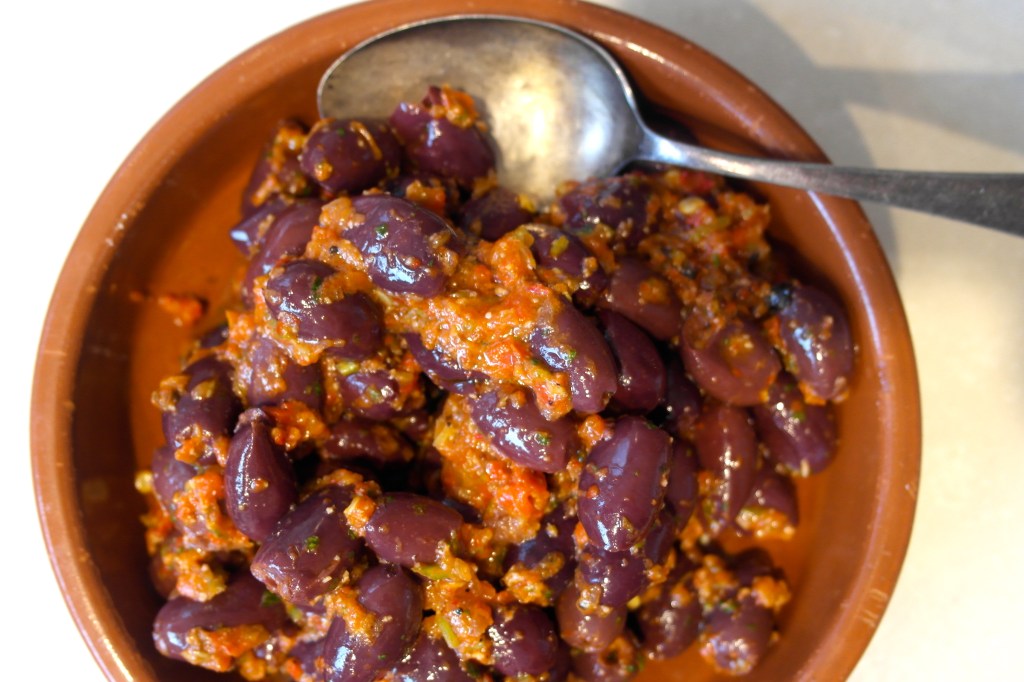 harissa olives