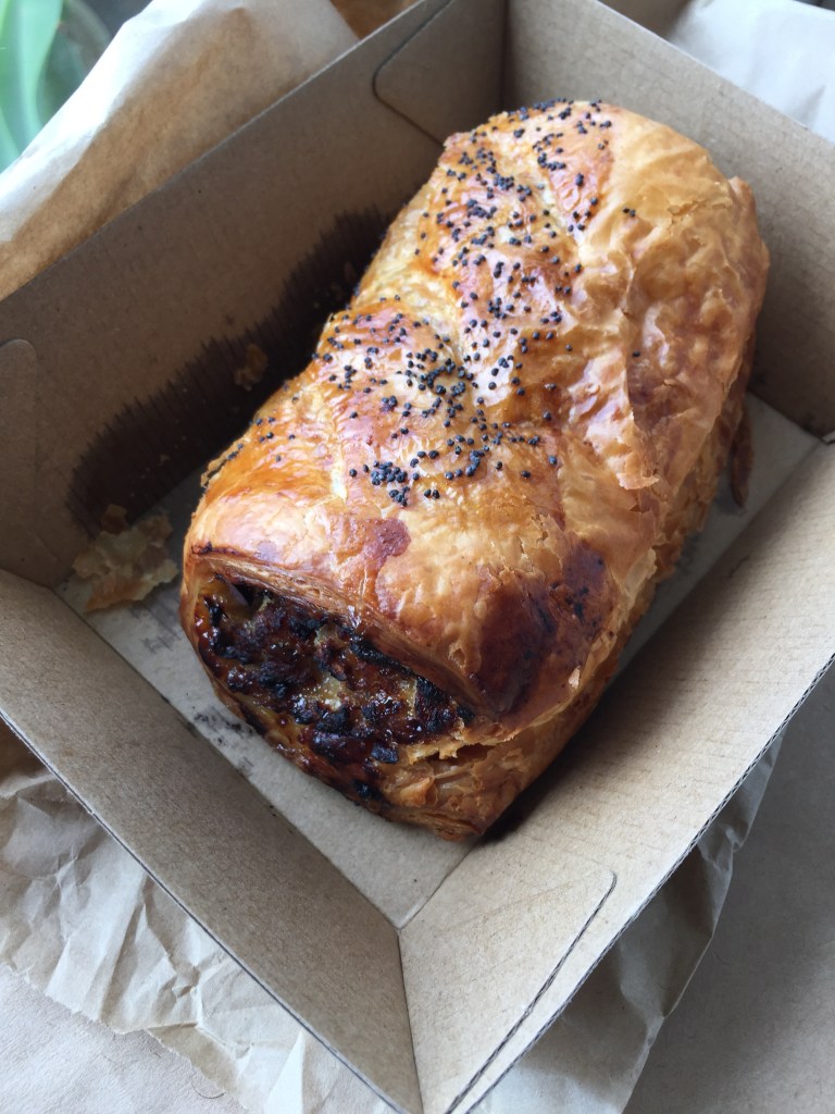 This pork, pistachio and apple sausage rolls was one of the best