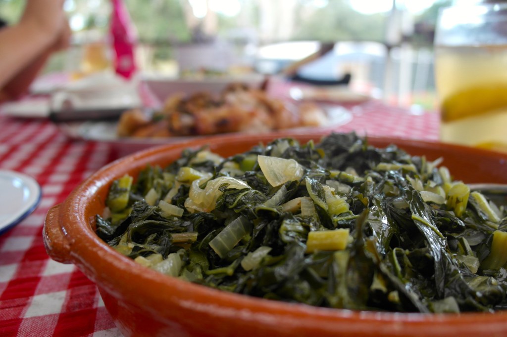 I told you braised greens were a good side...