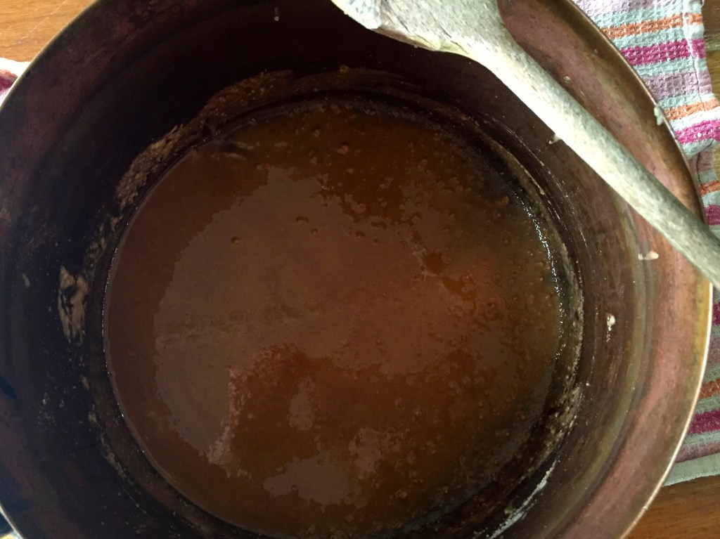 Get that roux nice and chocolate brown