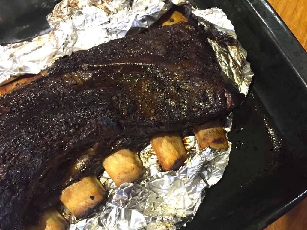 Unwrap those bad boys after a good smoking and then a little rest