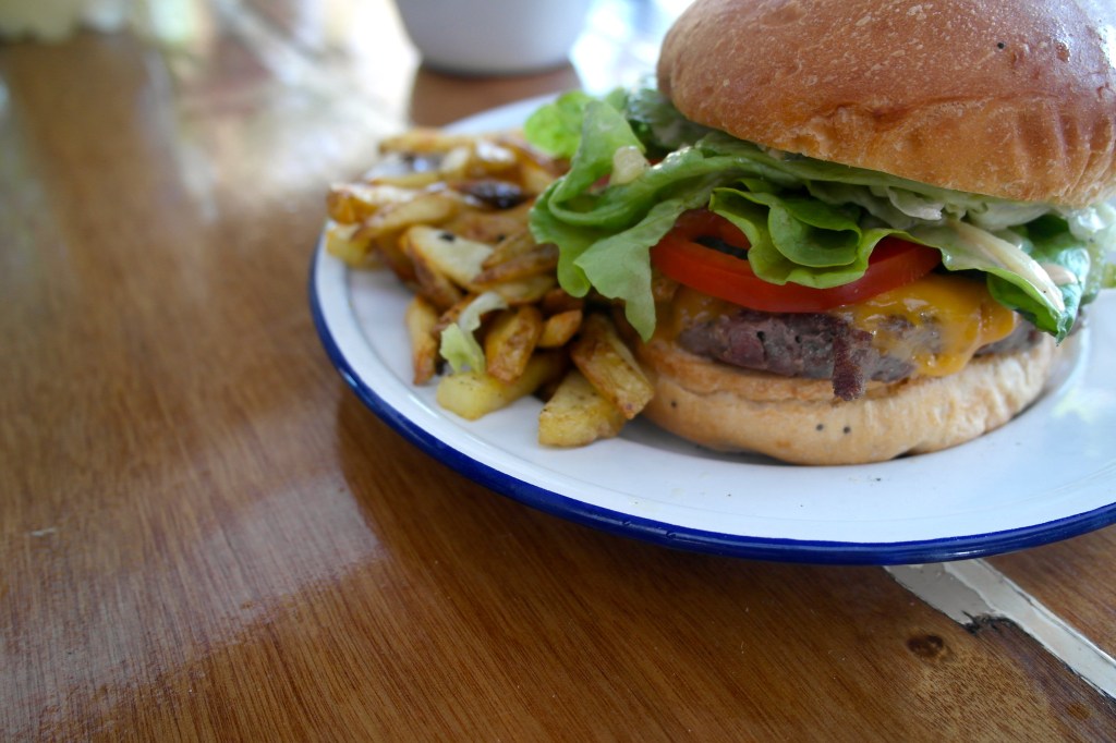 It's good to put it all on a plate so as not to get your table all dirty