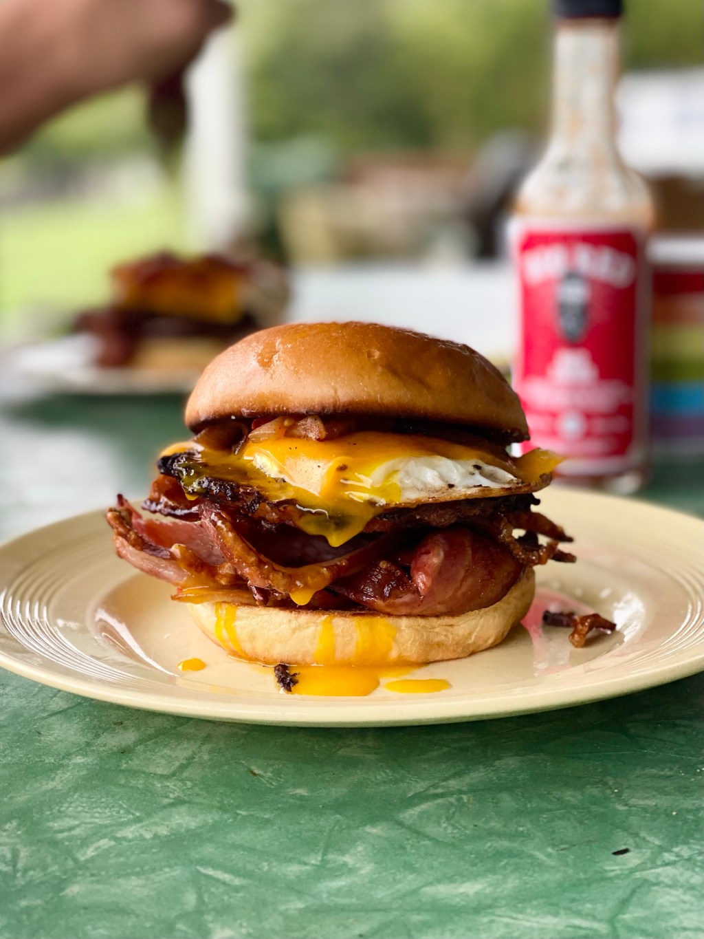Bomb breakfast burgers