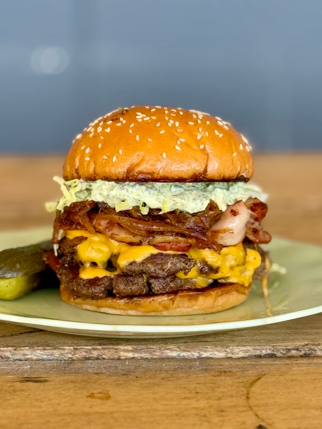 The “a little fancy”&nbsp;cheeseburger